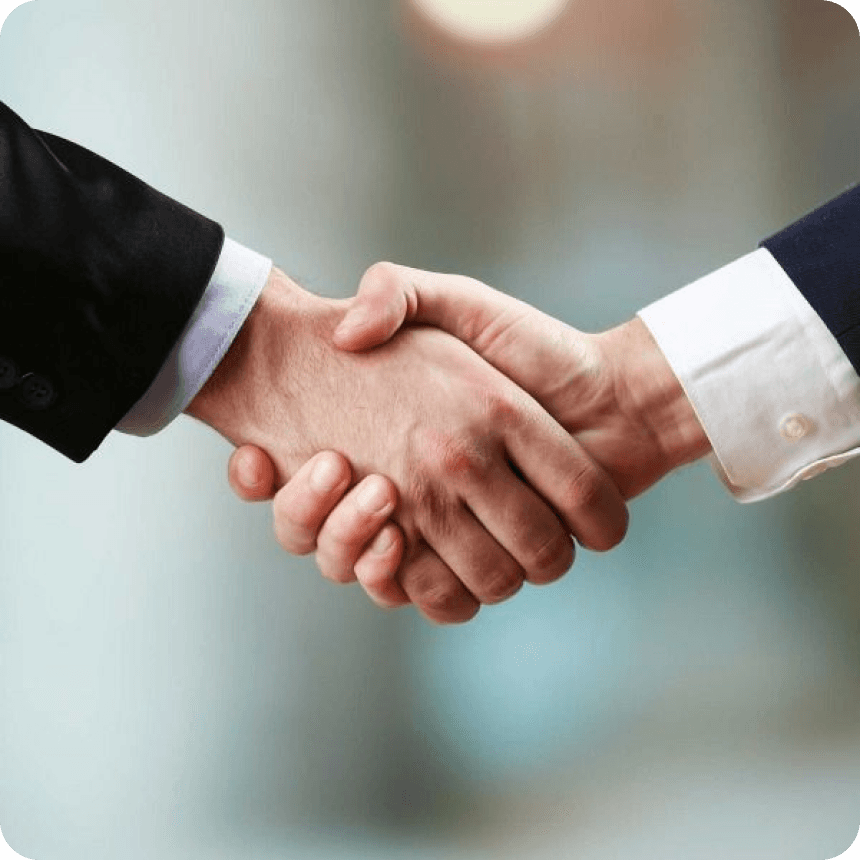 Business handshake